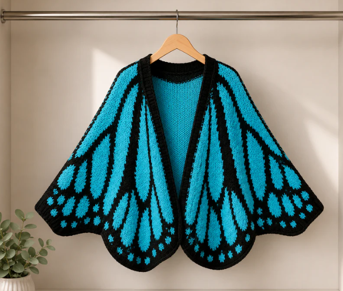 Butterfly Knit Cardigan