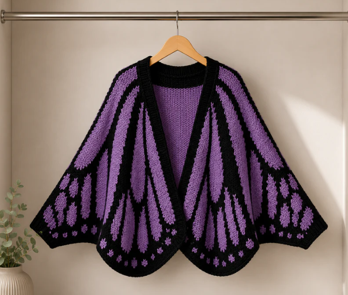 Butterfly Knit Cardigan